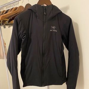 Arcteryx, black insulated jacket